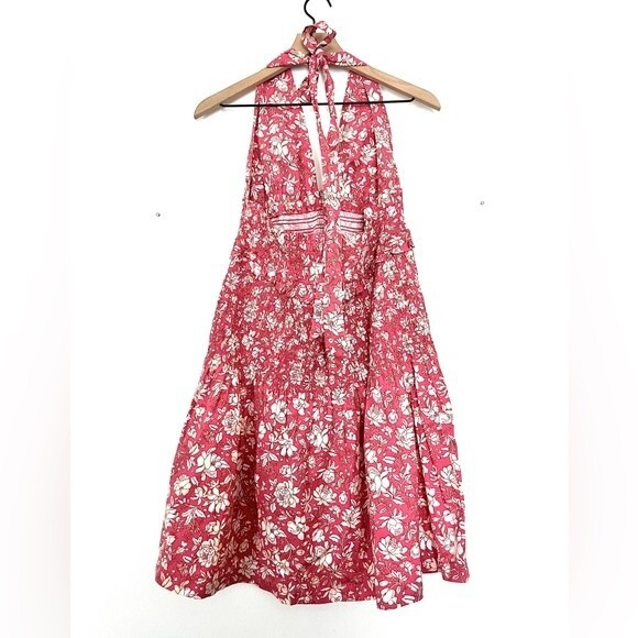 NWT J. Crew Smocked Halter Dress in Tossed Floral Print - Picture 5 of 7